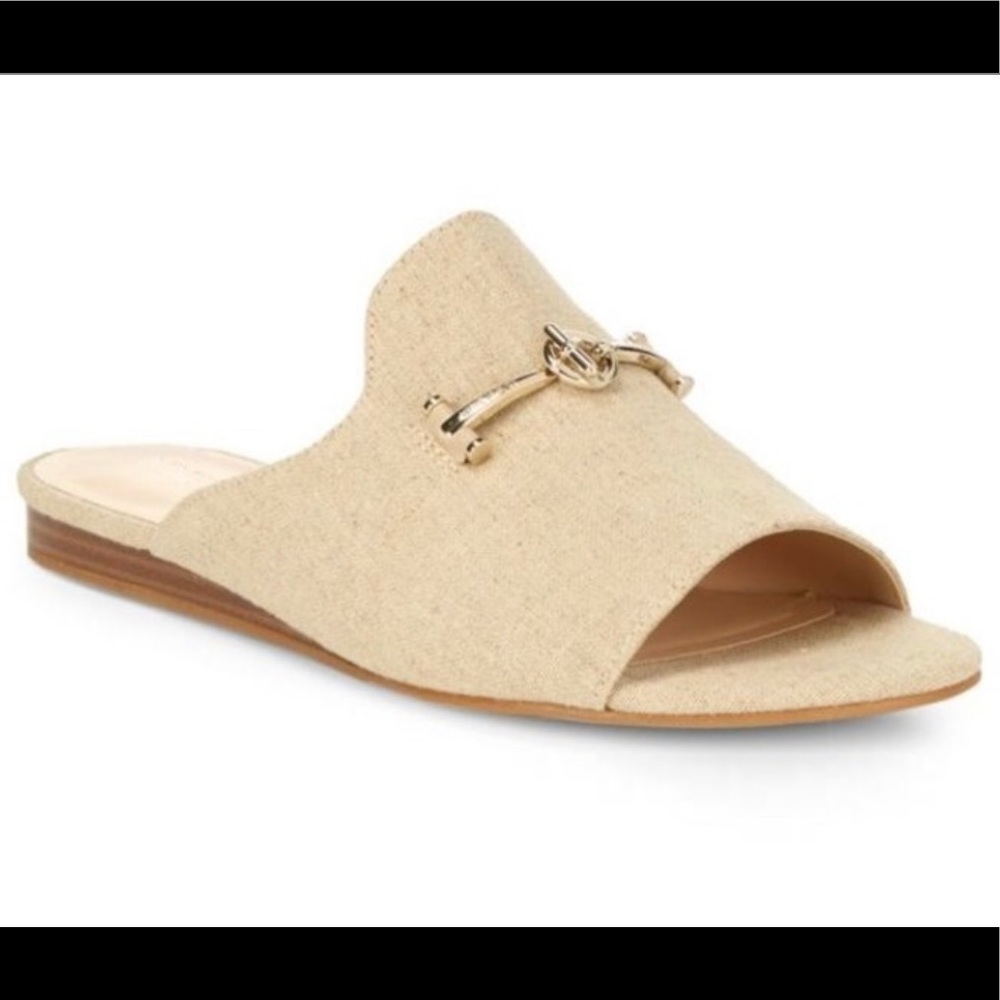 EUC Nine West Heloise Textured Slides